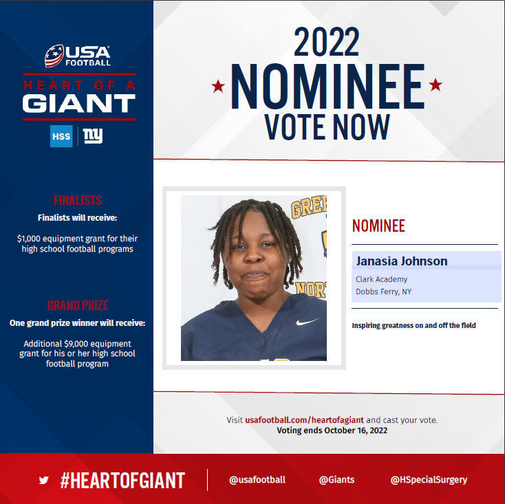 2022 nominee vote now janasia johnson clark academy